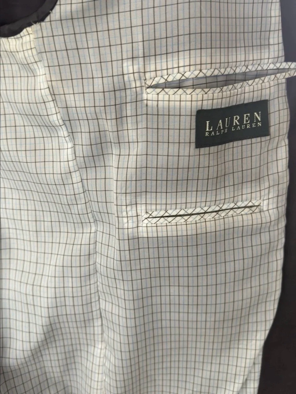 Ralph Lauren Charcoal Suede-Look Sport Coat